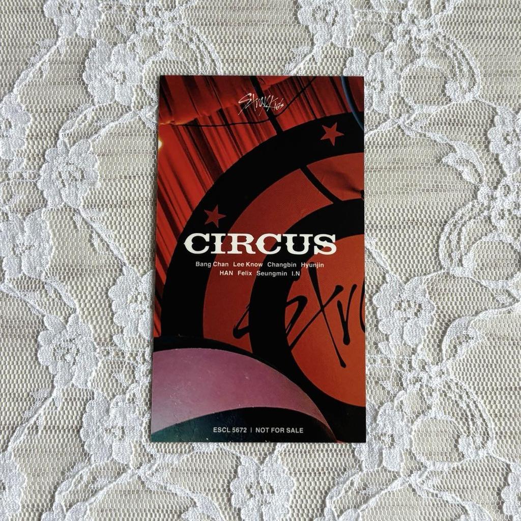 [USED] Stray Kids CIRCUS Bang Chan Trading Card