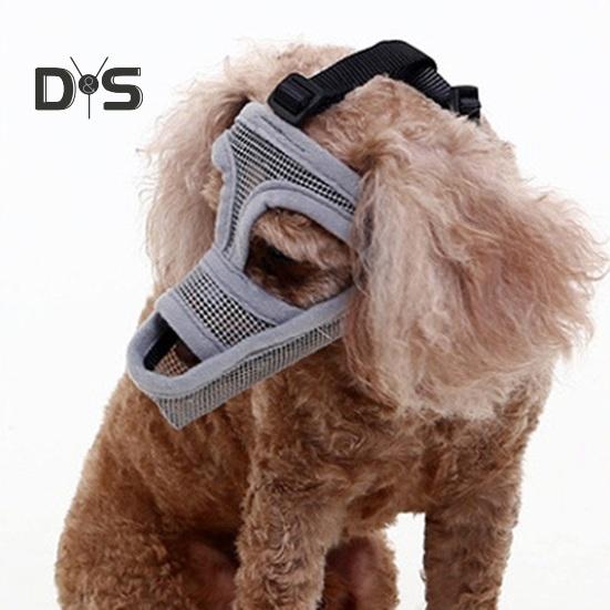 Breathable Mesh Dog Muzzle Anti Bark Pet Mouth Cover Prevent Biting Chewing Dog Training Muzzle for Walking Grooming