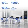 Deli AL103 Smart Glass Door Fingerprint Lock CN plug (adapter included)