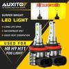 2X H11 H8 White Amber Yellow LED Fog Light Bulb Dual Color Switchback L6