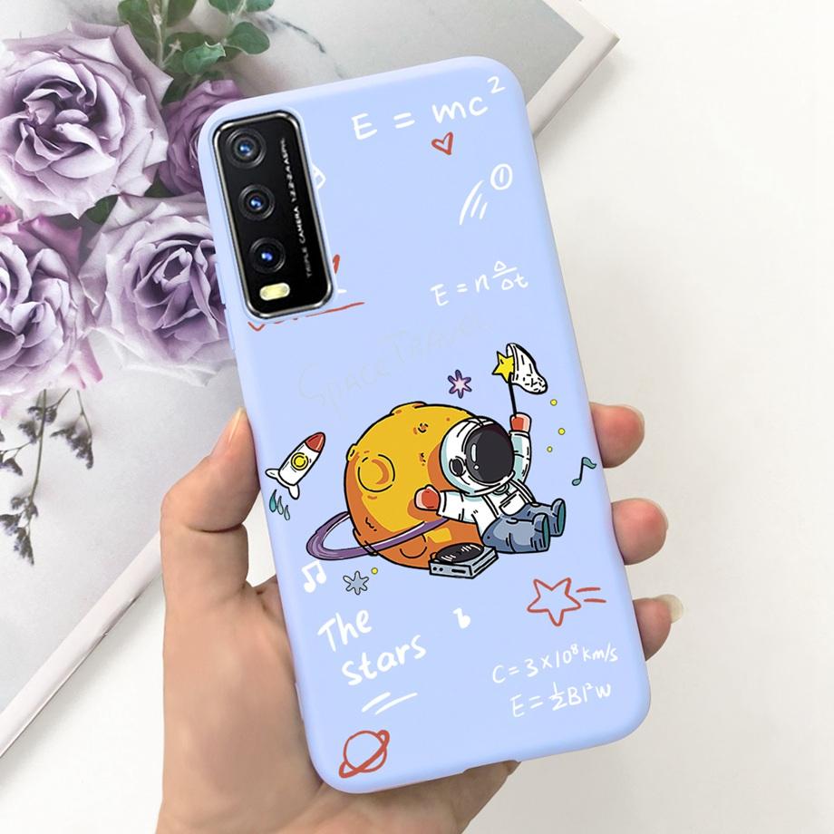 Custodia For Vivo V2027 V2027 Vivo Y11s Y12s Y20i Y20 Custodia per Telefono Morbida Opaca Silicone Liquido Antiurto Paraurti Capa Elegante Moda