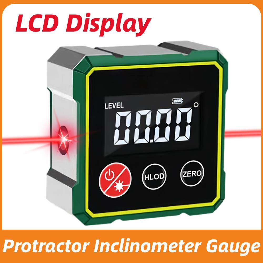 Magnetic Level Angle Gauge Protractor Inclinometer Bevel Box Level Angle Measurement Tool for Woodworking Carpentry Construction