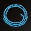 1 Strand 4/6/8/10mm Faceted Crystal Beads Sky Blue Rondelle Glass Loose Beads For Jewelry Making DIY Bracelet Necklace Supplies