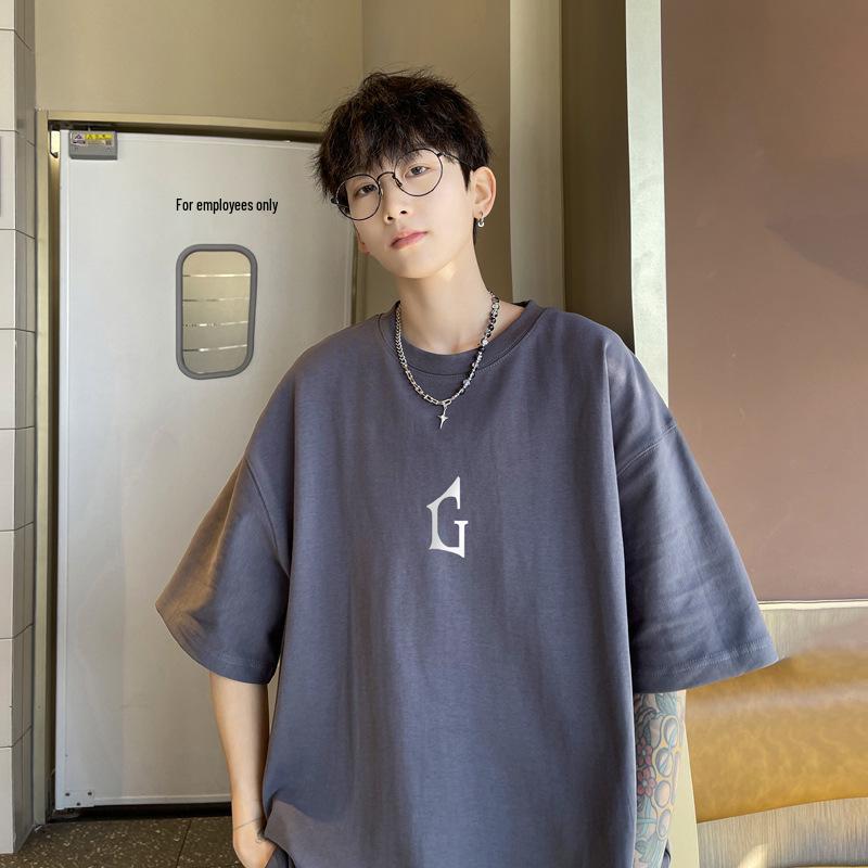 Men's Summer 2026 Loose Fit Short Sleeve Streetwear T-Shirt