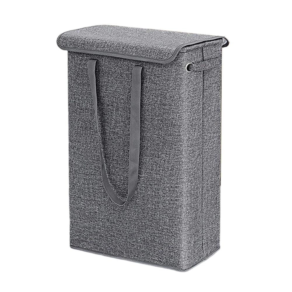 45L Hamper Narrow Laundry Bin Bedroom Storage Easy To Use Clothes Hamper Laundry Basket Functional Storage Design