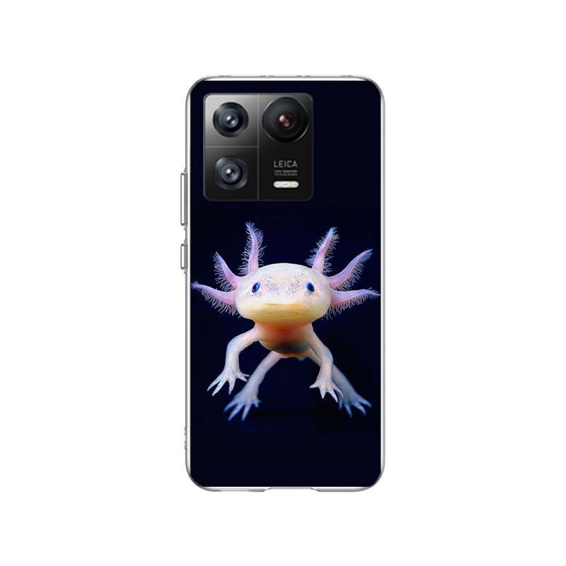 Smiling Salamander Phone Case For Xiaomi Poco F7 Ultra X7 X6 M8 M7 M6 M4 M3 Pro X4 Mi 15 15T 14 14T 12T 12S 10T Pro 12 11 Lite C