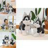 Adorable Siberian Husky Plush Toy For Kids Soft Stuffed Animal Companion In Gray Color
