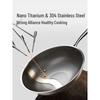 COOKER KING 32cm 304 Stainless Steel Non-stick Stir-fry Pan