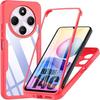 Full Case for Xiaomi Redmi 14C - Reinforced Edge - 360° Protection - Red