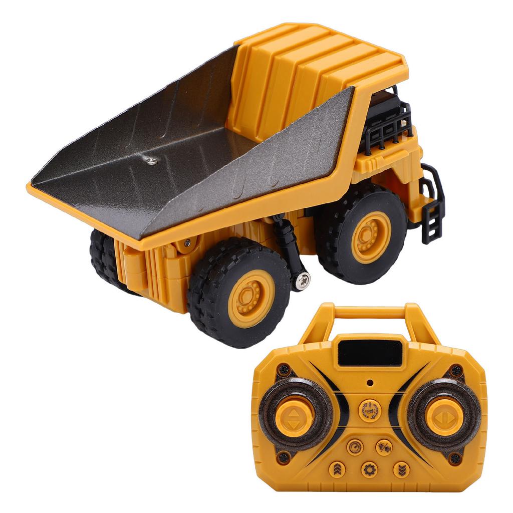 1 64 RC Dump Truck Toy Mini Bluetooth App Control Desktop Model Engineer Truck 2.4GHz Remote Control Construction