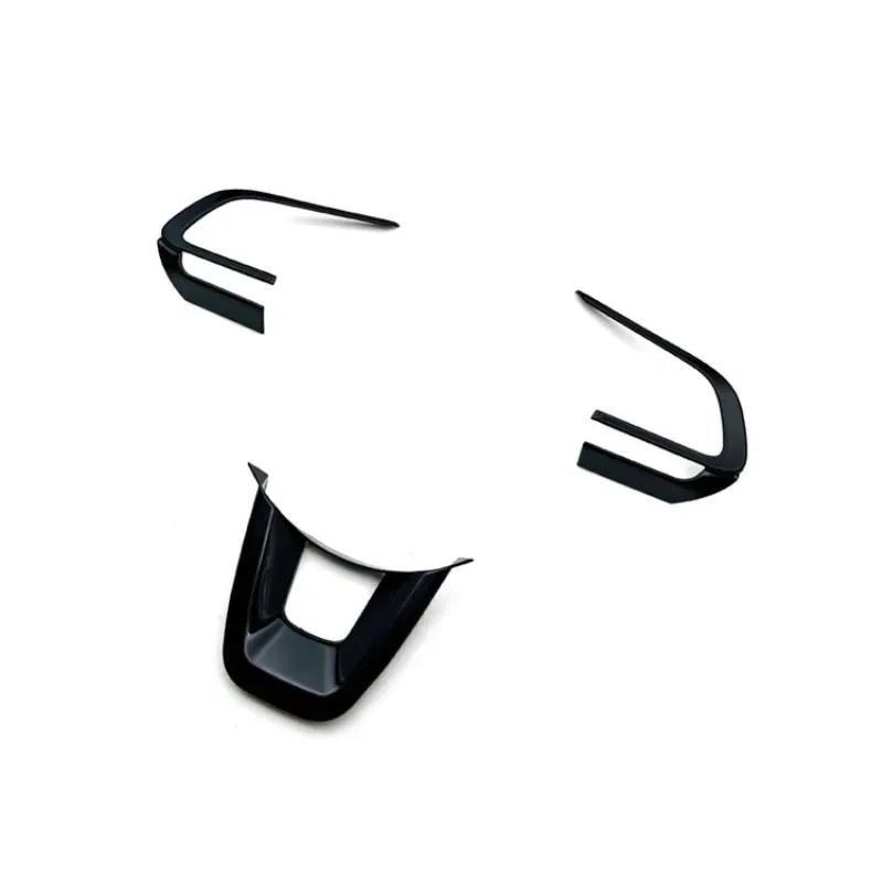 For TOYOTA Raize 200 Series 210A VELOZ Interior ABS Carbon Fiber Car Steering Wheel Button Control Cover Sticker