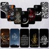Muslim Islamic Text Phone Case for Redmi Note 12 12S 12C 13 13C 13R 14 14S 14R 14C 11A 13X A3 A3X A4 A5 Pro Max Plus