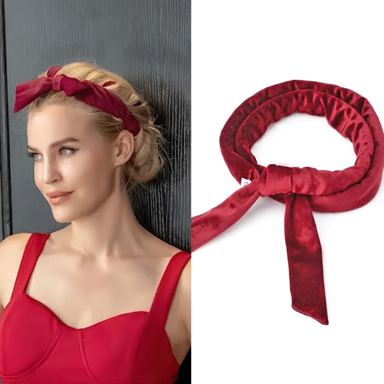 

(проектор)Безнагревательные щипцы для завивки волос, повязка на голову, без нагрева, бигуди, ленивые бигуди, мягкие локоны для сна, волнообразователи, инструменты для укладки волос своими руками One Size винный