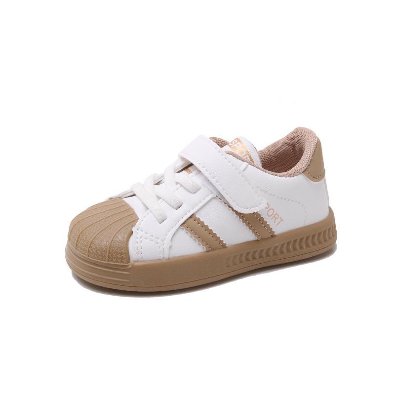 Spring Baby White Walking & Sports Shoes for Toddlers and Kindergarten Kids - Boys & Girls