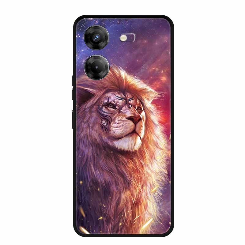 For Tecno Pova 5 Phone Case 6.78" Coque Black Bumper Silicone Soft Back Cover Case For Tecno Pova 5 Case Pova5 Funda Para Capa