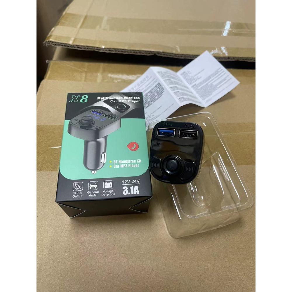 

Автомобильный Bluetooth MP3-плеер Звонки в режиме громкой связи Голосовое вещание Быстрая зарядка PD U-диск