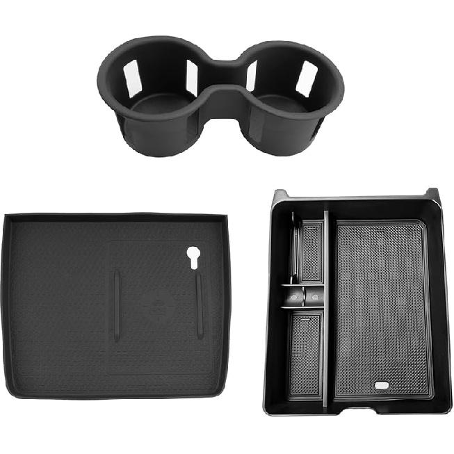 2026 Passport Center Console Cup Holder,For 2026 Honda Passport Accessories TPE Material Cupholder Coaster Liner Compatible With 2026 Honda Passport