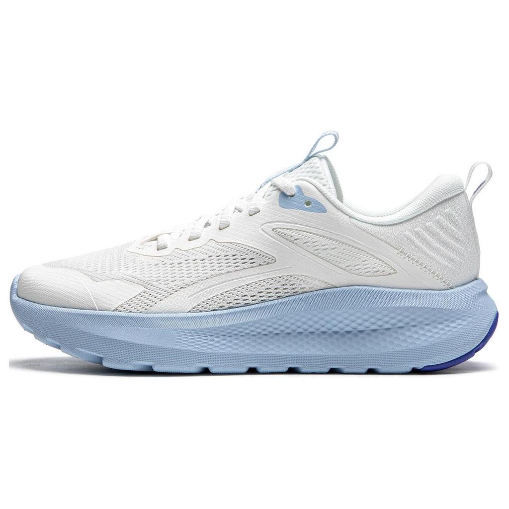 Li Ning Cushioning, Wear Resistant Low Top Casual Shoes Women's White Blue AGLU260-2