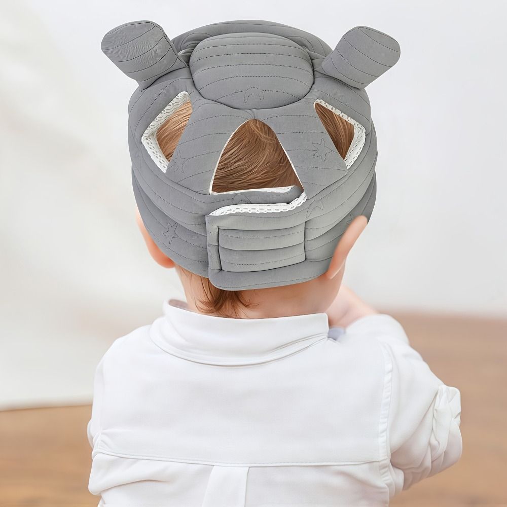 Adjustable Straps Baby Walking Head Protector Lightweight Head Protective Cap Walking Practice