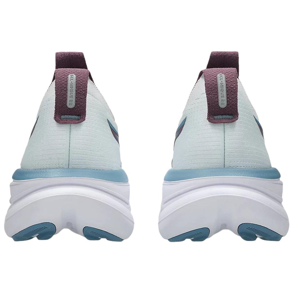 Asics Gel-Nimbus 28 Comfortable Breathable Running Shoes Women Sneakers Arctic-Blue 1012B899-400