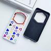 For Honor Magic8 and Magic 8 7 Pro RSR Lette Leather Magnetic Suction Contrast Color Keys Lens Frame Anti-Fingerprint Soft Cover