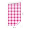 Pink Checkered Wallpaper Powder Pink and White for Living Room and Bedroom 50x1000