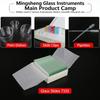 Precisions Ground Biology Slides for Microscope Applications Clear Viewing Set of 50 Microscope Slides
