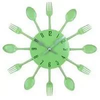 12 Inch Restaurant Kitchen Personalized Metal Creative Wall Clock Living Room Clock Minimalist Art Waterproof Quartz Wall Clock
