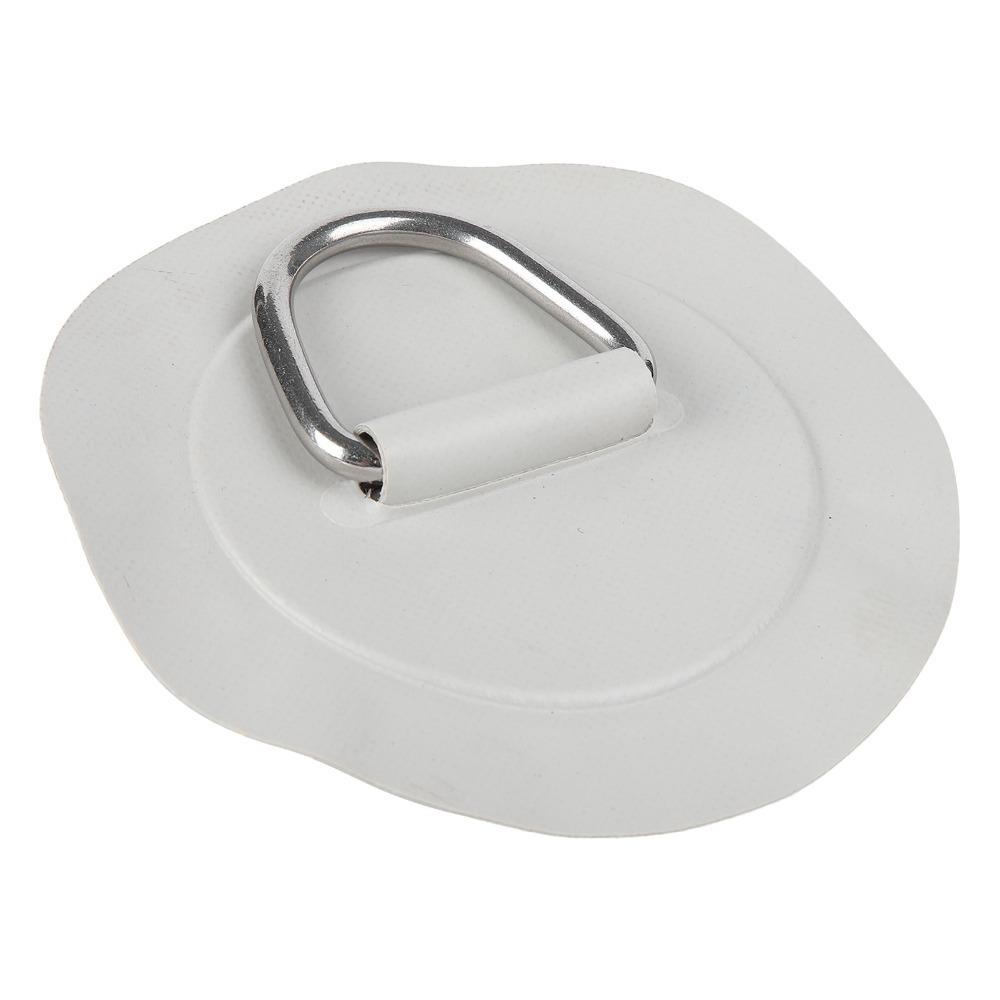 Water Sports Equipment 6inch D Ring Pad PVC D Ring D Ring Patch Stainless Steel Inflatable Boat Patch Inflatable Boat