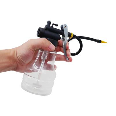 Transparent Oil Kettle, High Pressure Metal Oil Kettle, Machine Oil Gun, Long Spout Oil Kettle, Manual Oil Filling, Oil 250ml