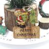 3 Stück/Set DIY Holzanhänger Ornamente Weihnachten Holzhandwerk Weihnachtsbaumschmuck