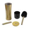 Modern Bathroom Tool Gold Toilet Brush Home Cleaning Tool 37.5*10cm Efficient Toilet Cleaning Solution Stainless Steel