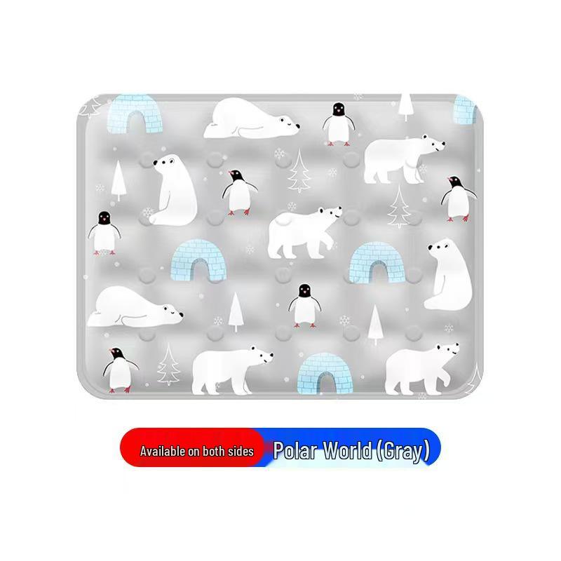 

Gel Cooling Mat for Pets - Soft Ice Mat for Dogs & Cats, Perfect for Summer S 40×30