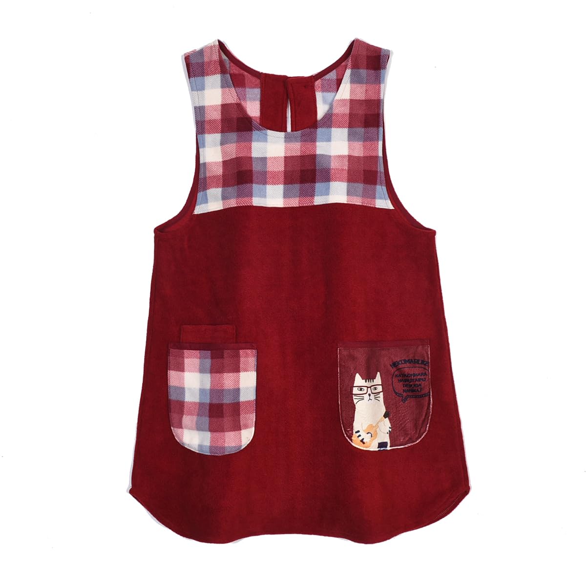 

Фартук Пэчворк Фартук 236653 Красный [Kusuguru Japan] M-L