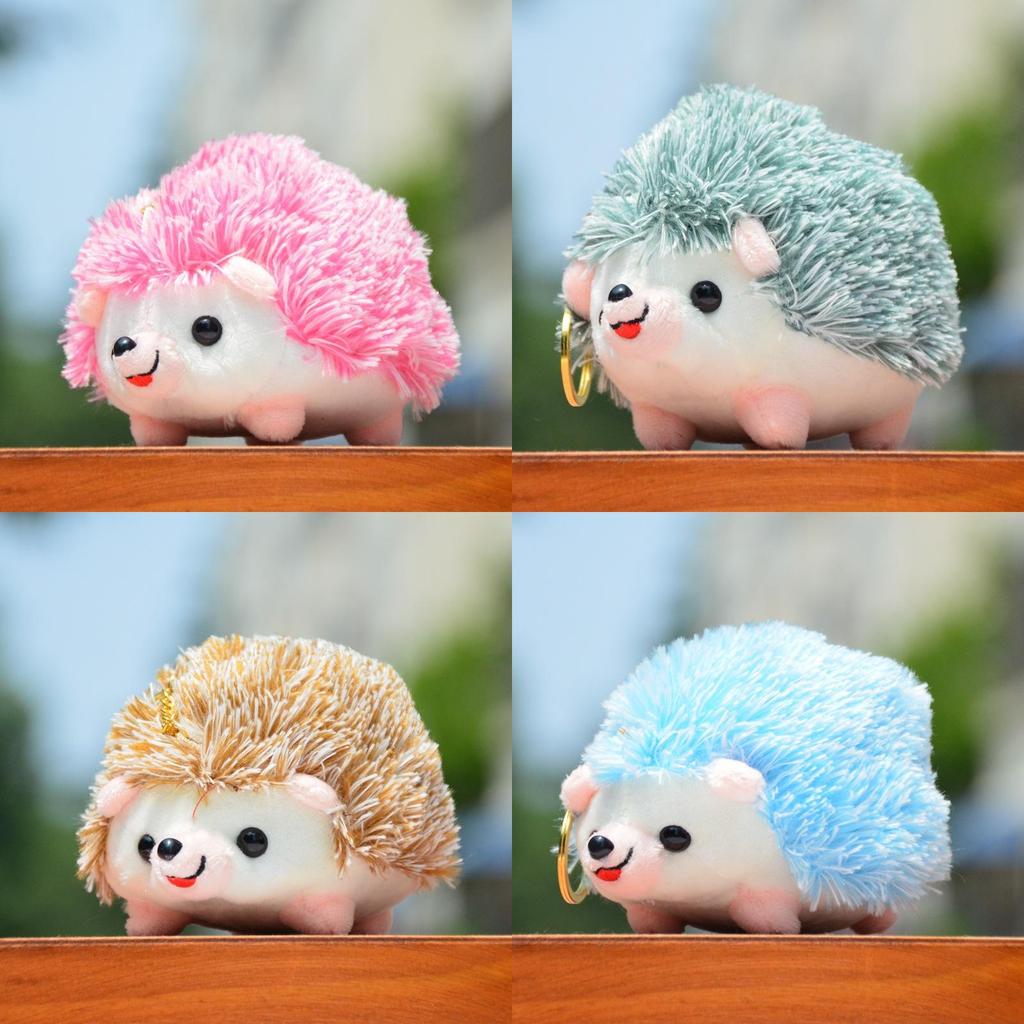 Charming Mini Hedgehog Plush Doll Perfect For Kids Cute Plush Pendant For Backpacks