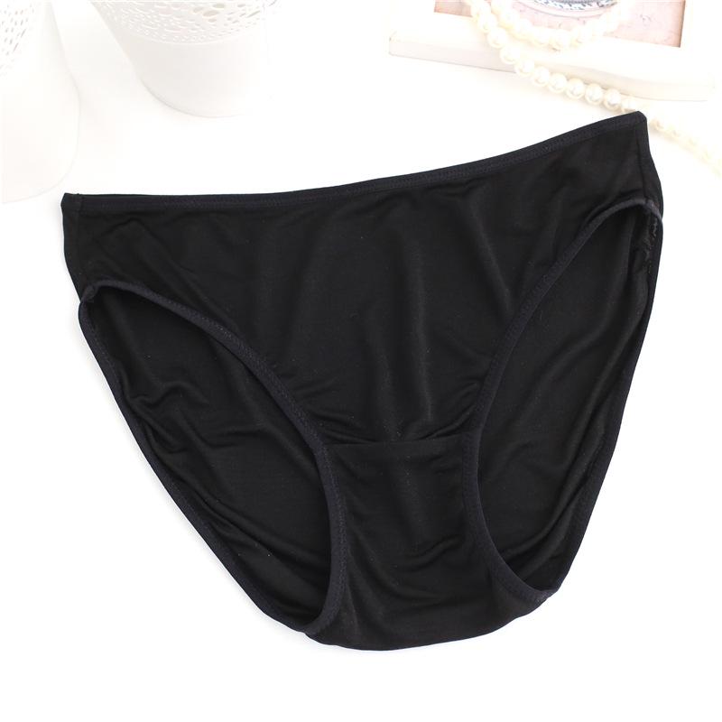 Women's Low-Waist Mulberry Silk Panties - Seamless, Comfortable, Breathable Briefs