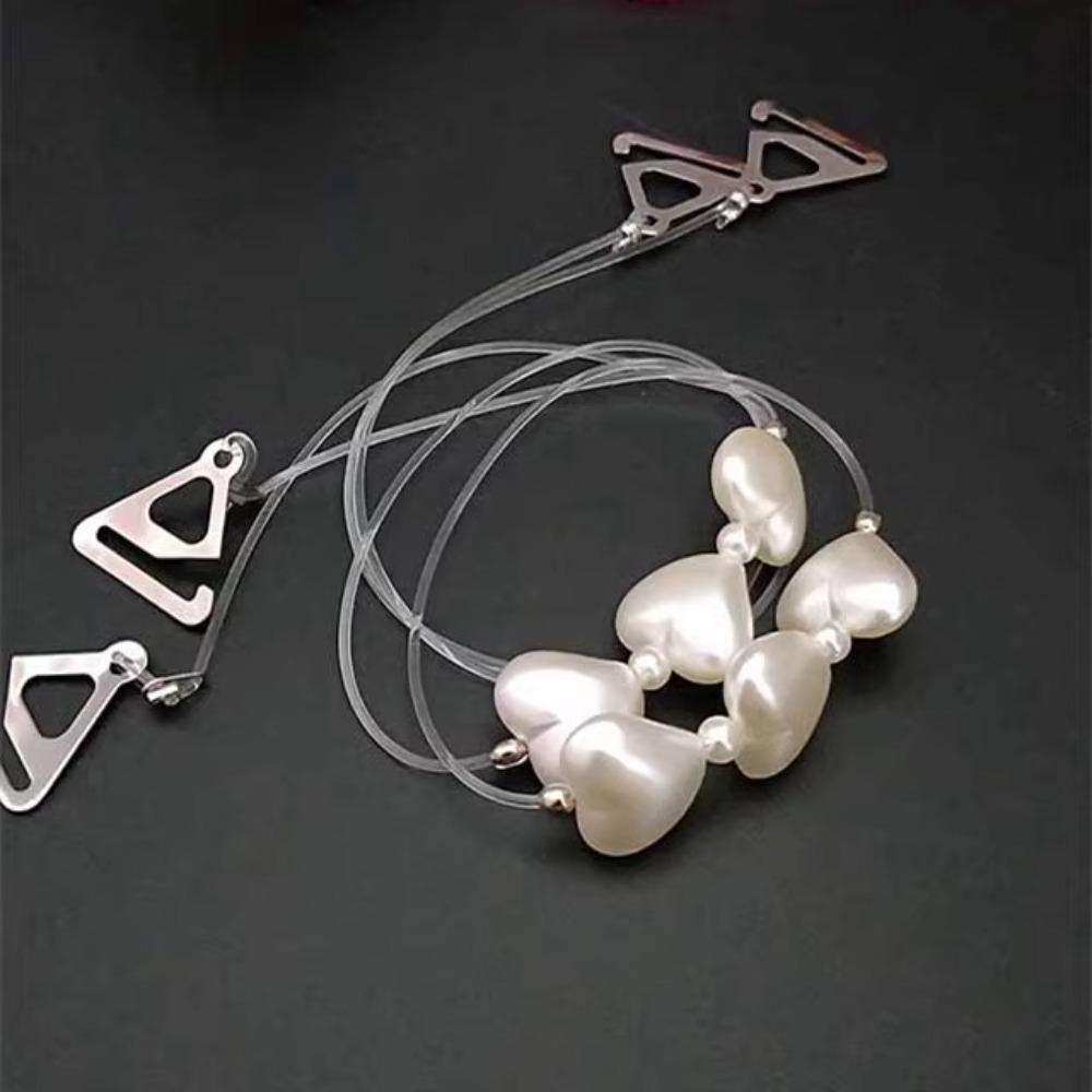 Invisible Transparent Bra Straps Star/Love/Shell Adjustable Shoulder Strap Anti Slip Clear Bra Straps Evening Dress