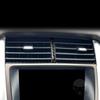 For Ford Edge SEL 2011-2014 Real Carbon Fiber Stickers Central Air Conditioning Vent Panel Car Accessories Interior Decorative