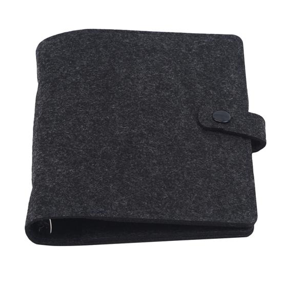 A5 A6 Felt Shell Fabric Notebook Loose Leaf Notebook Paper Planner Inner Page Ring Binder Stationery Gift Traveler Journal