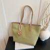 Large Capacity Bag Women's Summer New Casual Simple Shoulder Bag Commuter Tote Bag