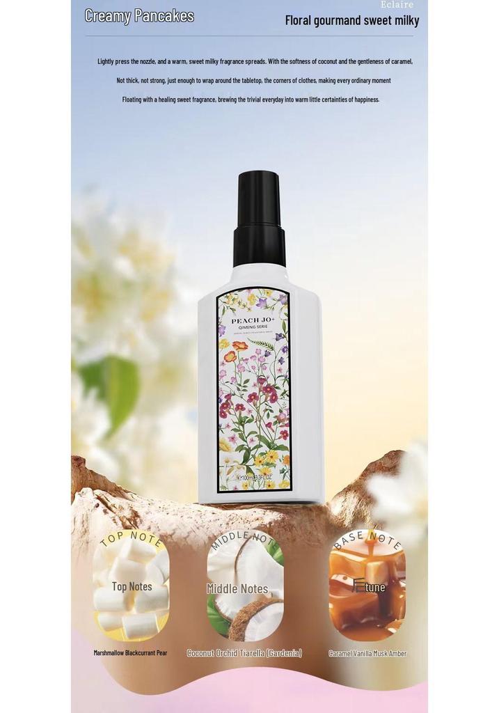 M2A Pure Gardenia Jasmine Alcohol-Free Fragrance Mist - Light Perfume for Women