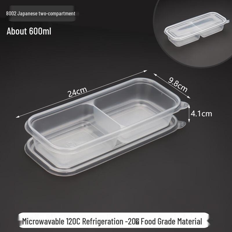 JINMEILI Disposable Meal Prep & Takeaway Containers