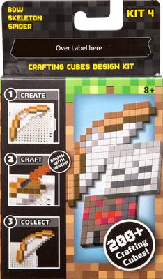 Mattel Minecraft Craft Cube Design Kit Skeleton Set KIT4