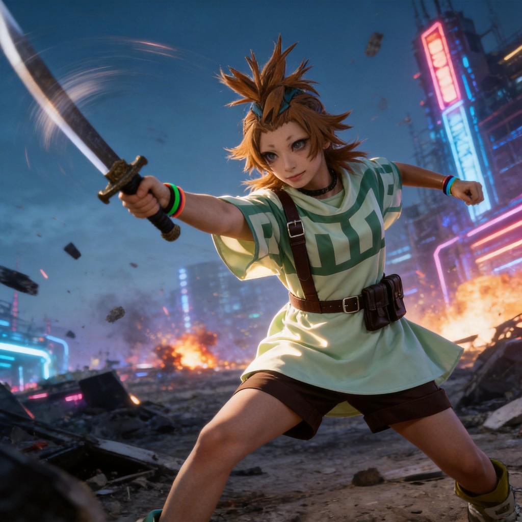 Gachiakuta Remlin Tysark Cosplay Outfit With Polyester Material For Anime Convention And Cosplay Events