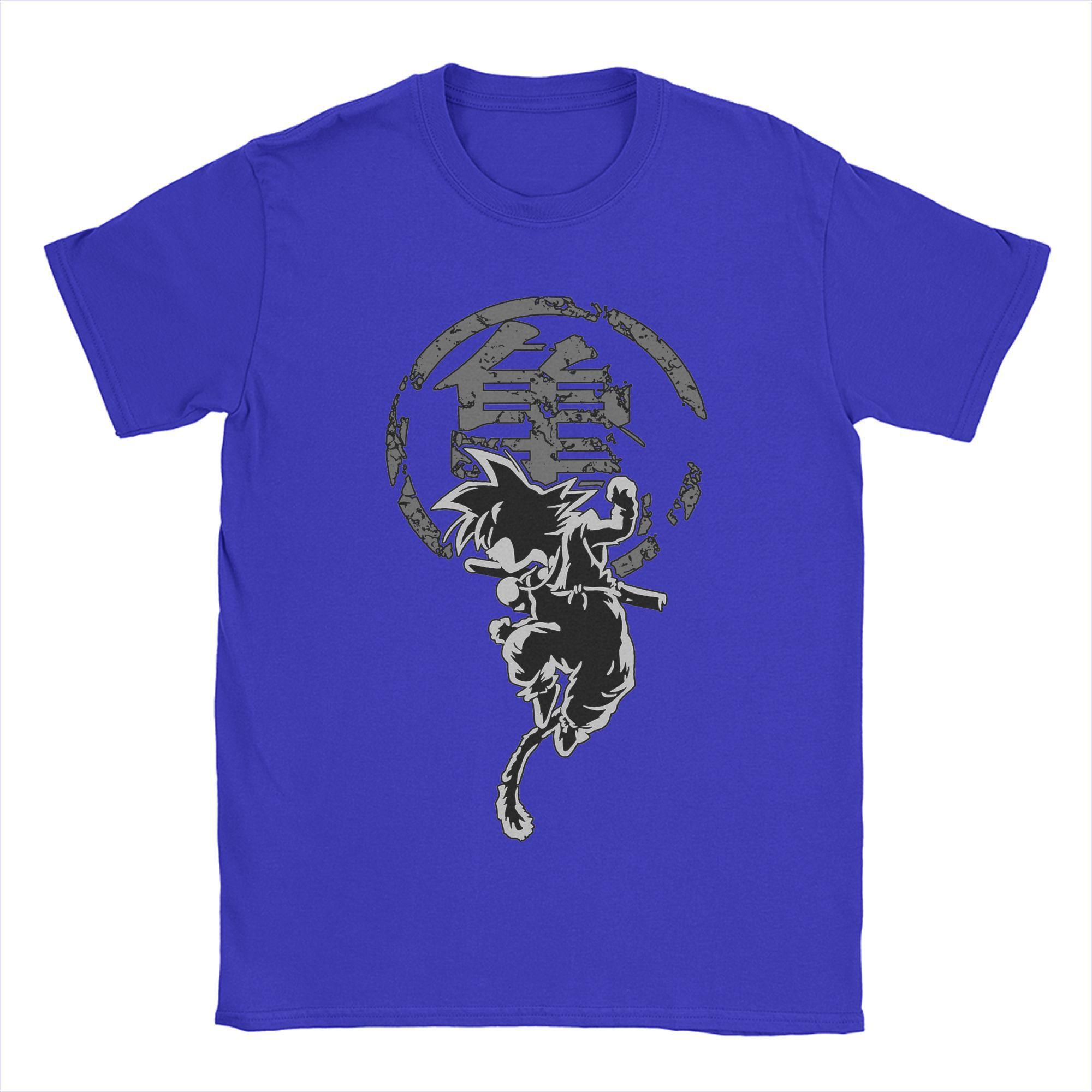 DBZ Dragon Ball Goku Legend Goku Saiyan T Shirt For Unisex Cotton Clothing Fashion Round Neck Short Sleeve comfortable Unisex 4XL