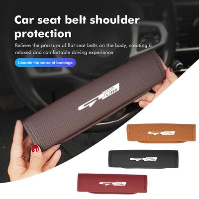 Car Safety Belt Shoulder Pad Seatbelt Protection Cover For K5 K2 Optima Soul Spectra Niro Cadenza Sephia Carens