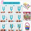 Elastische Bänder zum Herstellen von Schmuckarmbändern Loom Bands Loom Set XXL