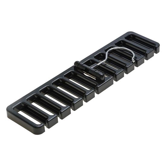 10 Card Slots Belt storage rack Belt arrangement storage rack Multi-functional tie scarf silk scarf bow tie hanger hook