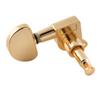 Musiclily Basic Guitar Tuners for Buttons L3+R3 LP/SG Electric/Acoustic Guitars, Gold/Half-Moon