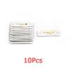 10PCS/PACK Leather Label Hot Stamped Clothing Classification Tags Gift Packaging Woven Products